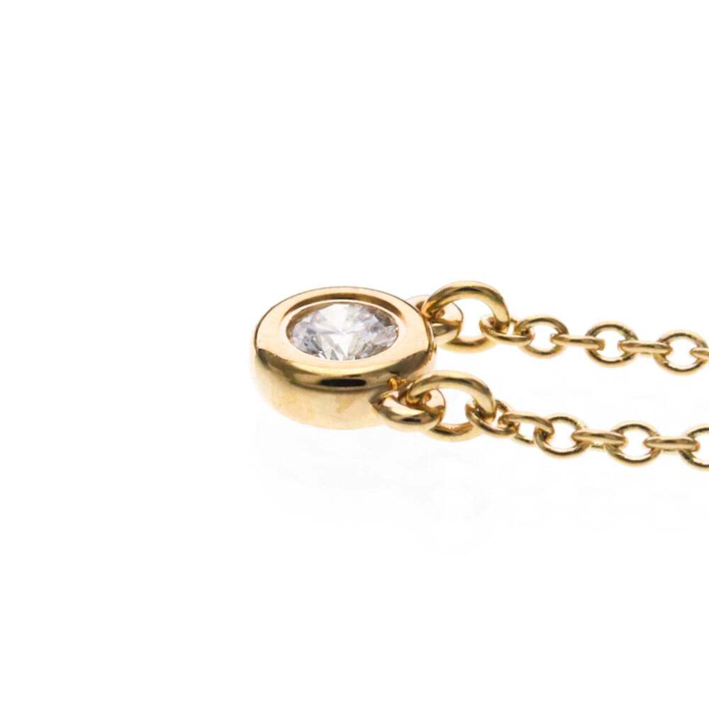 TIFFANY Authentic 18k Gold Diamond Necklace - Picture 3 of 16